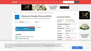 
                            7. Windows 10 Insider Preview (64 Bit) Download – kostenlos – CHIP