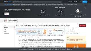 
                            3. Windows 10 Keeps asking for authentication for public samba share ...