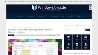 
                            11. Windows 10 könnte bald integrierten Barcode-Scanner erhalten