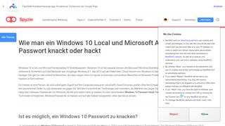 
                            2. Windows 10 Local & Microsoft hacken - Spyzie