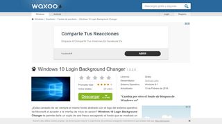 
                            12. Windows 10 Login Background Changer - Descargar