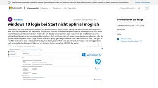 
                            6. windows 10 login bei Start nicht optimal möglich - Microsoft Community