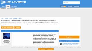 
                            7. Windows 10: Login-Passwort vergessen - so kommt man wieder ins ...
