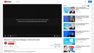 
                            4. Windows 10 Login-Screen Wallpaper von Microsoft sichern - YouTube