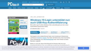 
                            6. Windows-10-Login unterstützt nun auch USB-Key-Authentifizierung ...