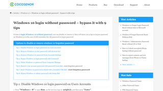 
                            6. Windows 10 login without password – 9 tips to bypass Win 10 password