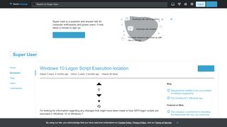 
                            5. Windows 10 Logon Script Execution location - Super User