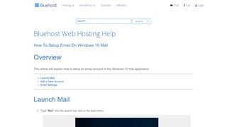 
                            7. Windows 10 Mail This article will explain how to setup ... - ...
