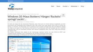 
                            9. Windows 10: Maus Stottern/ Hänger/ Ruckeln/ springt/ zuckt ...