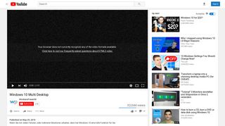 
                            10. Windows 10 Multi Desktop - YouTube