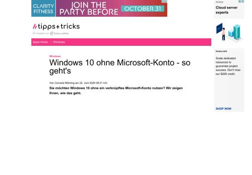 
                            9. Windows 10 ohne Microsoft-Konto - so geht's - Heise