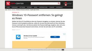 
                            1. Windows 10-Passwort entfernen – So geht's ganz einfach | TippCenter