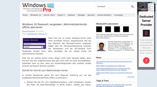 
                            13. Windows 10 Passwort vergessen: Administratorkonto offline ...
