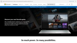 
                            10. Windows 10 PC Gaming | Microsoft