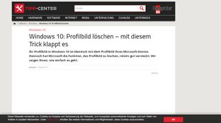 
                            1. Windows 10: Profilbild löschen | TippCenter