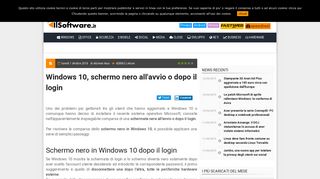 
                            4. Windows 10, schermo nero all'avvio o dopo il login - IlSoftware.it