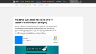 
                            4. Windows 10: Sperrbildschirm-Bilder speichern (Windows Spotlight ...