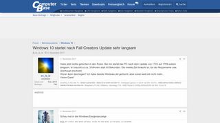 
                            12. Windows 10 startet nach Fall Creators Update sehr langsam ...