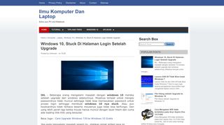 
                            7. Windows 10, Stuck Di Halaman Login Setelah Upgrade | Ilmu ...