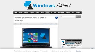 
                            9. Windows 10 : supprimer le mot de passe au démarrage ...