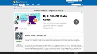 
                            6. Windows 10 takes a long time to boot Solved - Windows 10 Forums