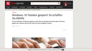 
                            5. Windows-10-Tastatur gesperrt - das Problem beheben | TippCenter