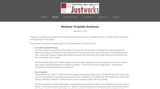 
                            7. Windows 10 Update Goodness — Justworks | Office 365 - Exchange ...