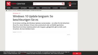 
                            11. Windows 10 Update langsam – So helfen Sie etwas nach! | TippCenter