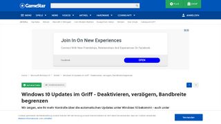 
                            8. Windows 10 Updates im Griff - Deaktivieren, Bandbreite begrenzen ...