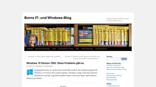 
                            1. Windows 10 Version 1803: Diese Probleme gibt es | Borns IT- und ...