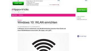 
                            9. Windows 10: WLAN einrichten - Heise