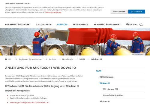 
                            3. Windows 10 : WLAN : Universität Hamburg