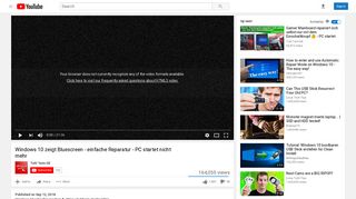 
                            6. Windows 10 zeigt Bluescreen - einfache Reparatur - PC startet nicht ...