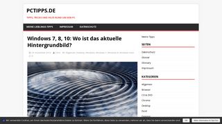 
                            6. Windows 7, 8, 10: Wo ist das aktuelle Hintergrundbild? | PCtipps.de