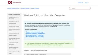 
                            11. Windows 7, 8.1, or 10 on Mac Computer - Oklahoma Christian University