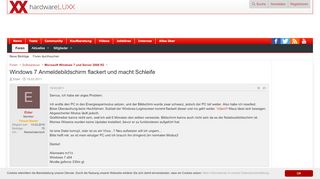 
                            8. Windows 7 Anmeldebildschirm flackert und macht Schleife - Forum de ...