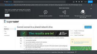 
                            4. windows 7 - Cannot connect to a shared network drive - Super User