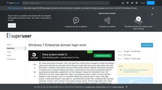 
                            6. Windows 7 Enterprise domain login error - Super User