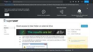 
                            7. windows 7 - Grant access to User folder on external drive - Super User