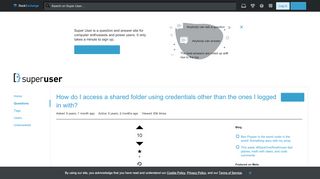 
                            1. windows 7 - How do I access a shared folder using credentials ...