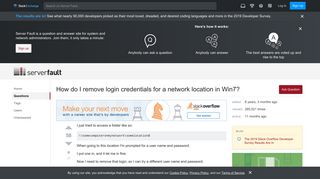 
                            12. windows 7 - How do I remove login credentials for a network ...