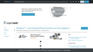 
                            7. Windows 7 - Lock Computer/Prevent another user from logging in ...