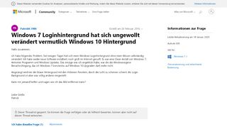 
                            1. Windows 7 Loginhintergrund hat sich ungewollt verändert ...