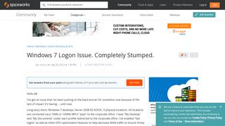 
                            10. Windows 7 Logon Issue. Completely Stumped. - Active Directory ...