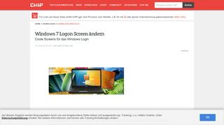 
                            7. Windows 7 Logon Screen ändern - CHIP
