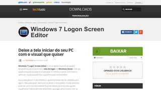 
                            6. Windows 7 Logon Screen Editor | Download | TechTudo