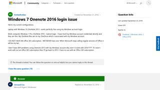 
                            1. Windows 7 Onenote 2016 login issue - Microsoft Community