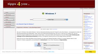 
                            8. Windows 7 - Programme in Windows 7 ohne Nachfrage starten