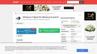 
                            2. Windows 7 Spiele für Windows 8 und 10 - Download - CHIP