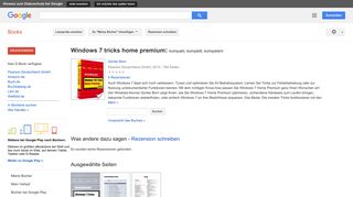 
                            7. Windows 7 tricks home premium: kompakt, komplett, kompetent